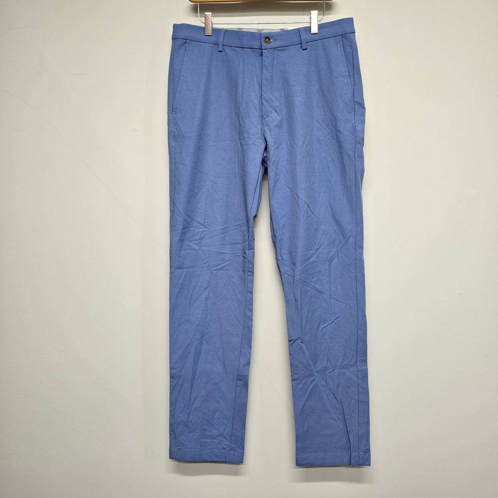 Lauren Ralph Lauren Norton Active Dress Pant Mens 33x32 Blue Cotton Stretch Tech